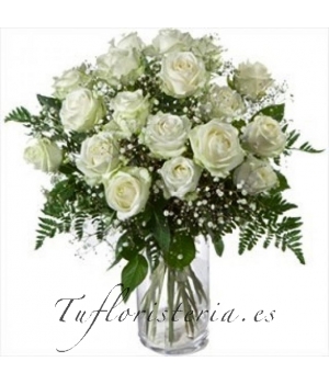 Ramo 18 Rosas Blancas Ramo 18 Rosas Blancas