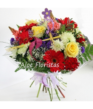 Ramo Flores Tonos Cálidos Ramo Flores Tonos Cálidos
