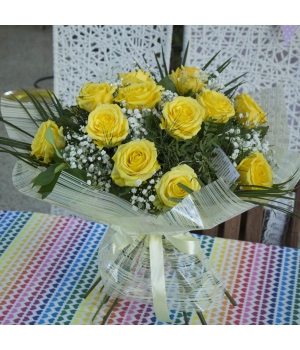 Ramo 12 Rosas Amarillas